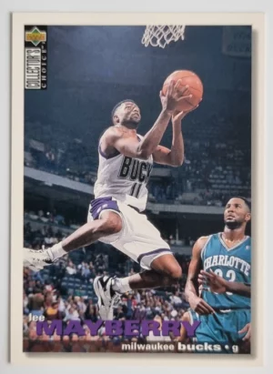1995-96 Collector's Choice International French I #90 Lee Mayberry