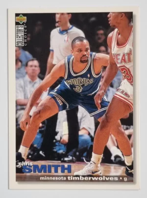 1995-96 Collector's Choice International French I #96 Chris Smith