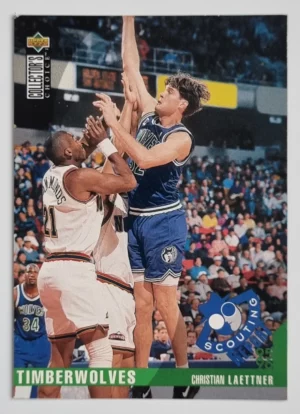 1995-96 Collector's Choice International French II #126 Christian Laettner SR