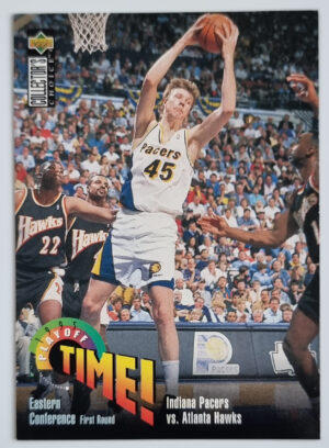 1995-96 Collector's Choice International French II #141 Rik Smits PT