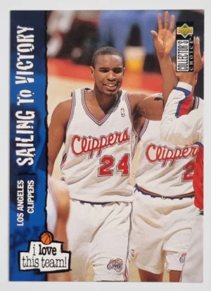 1995-96 Collector's Choice International French II #167 Terry Dehere LOVE