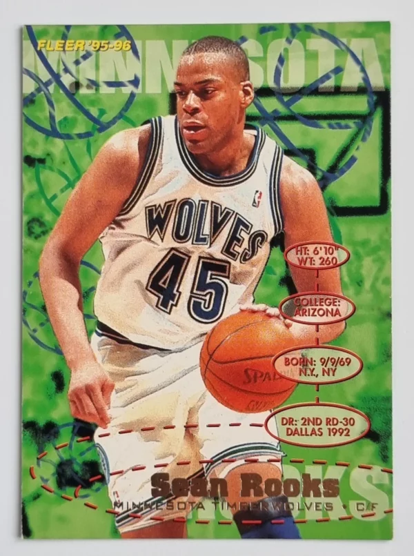 1995-96 Fleer European #110 Sean Rooks