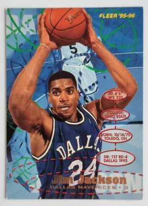 1995-96 Fleer European #34 Jim Jackson