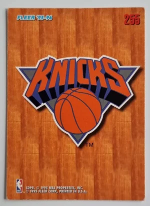 1995-96 Fleer European #255 New York Knicks Logo
