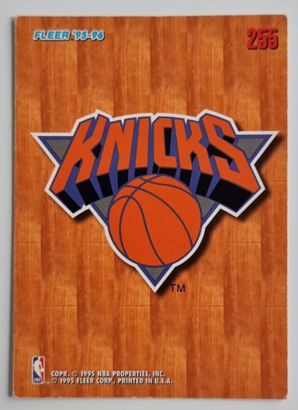1995-96 Fleer European #255 New York Knicks Logo