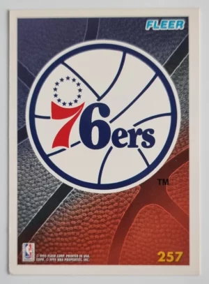 1994-95 Fleer European #257 Philadelphia 76ers