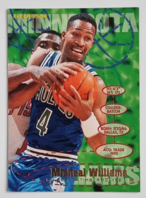 1995-96 Fleer European #307 Micheal Williams