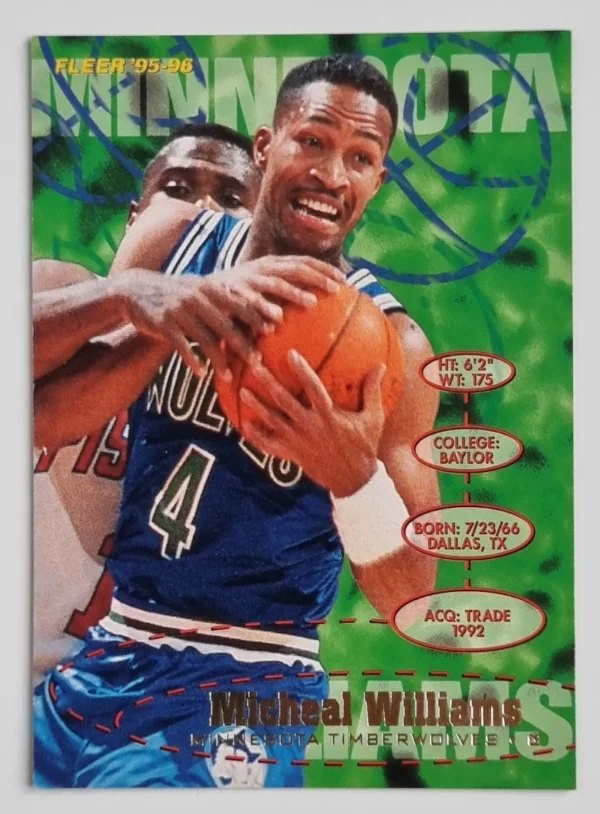 1995-96 Fleer European #307 Micheal Williams