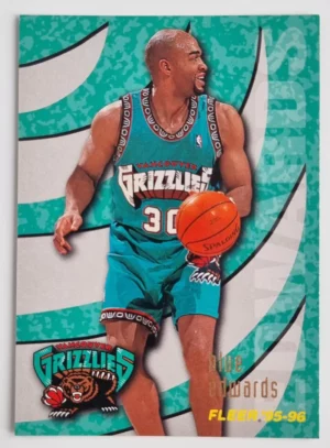 1995-96 Fleer European #342 Blue Edwards ET