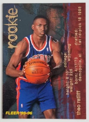 1995-96 Fleer European #373 Theo Ratliff