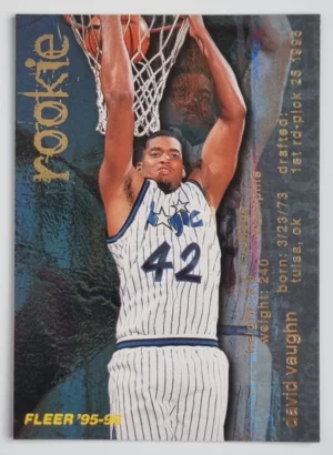 1995-96 Fleer European #384 David Vaughn
