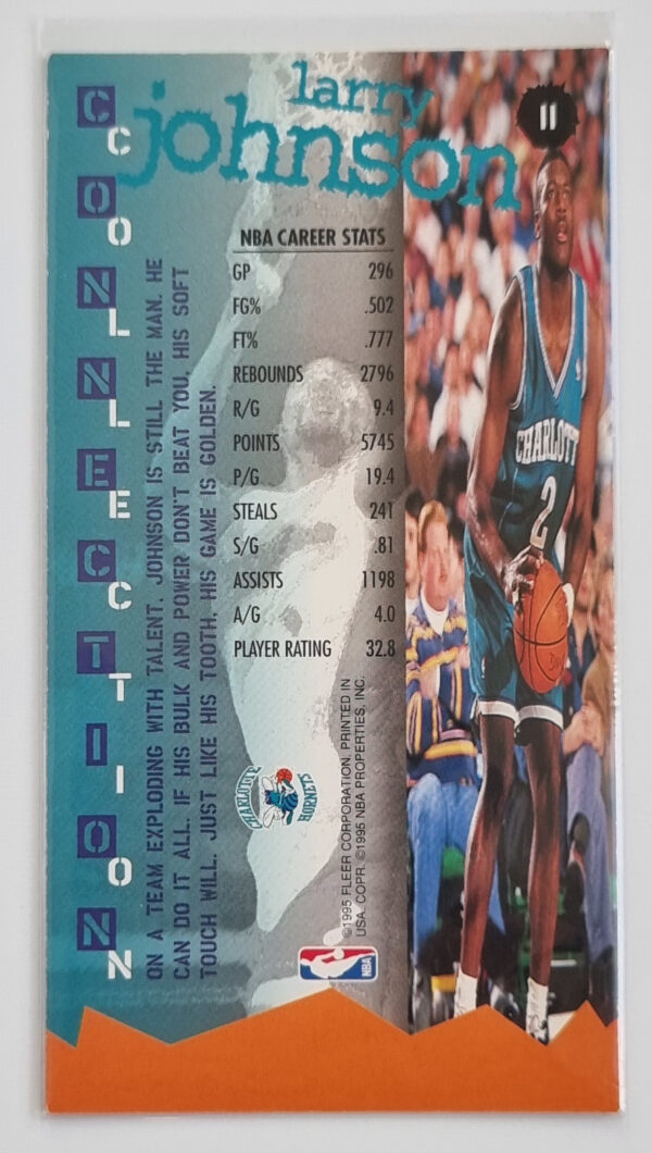 1995-96 Jam Session #11 Larry Johnson CC – Image 2