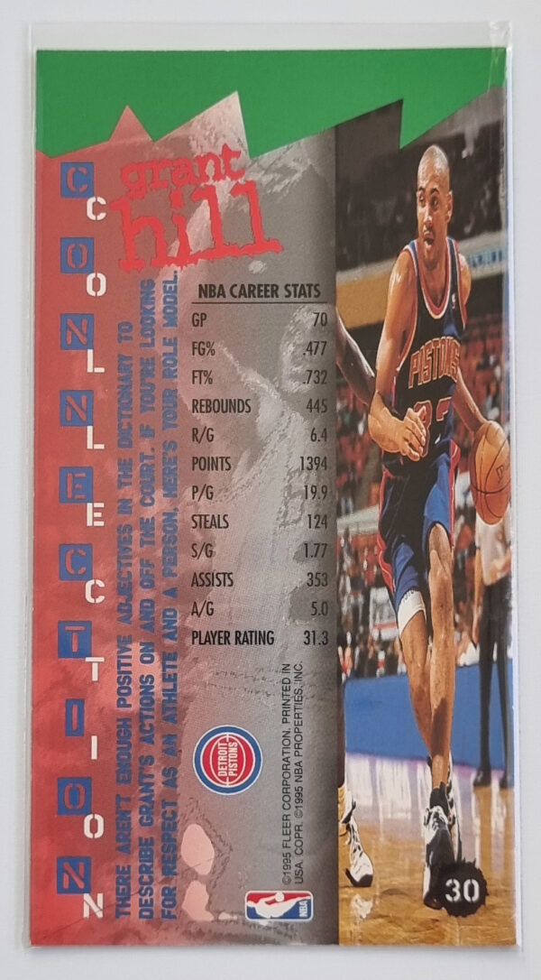 1995-96 Jam Session #30 Grant Hill CC – Image 2