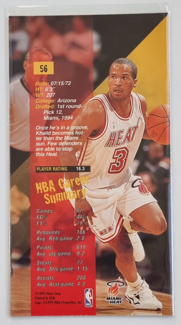 1995-96 Jam Session #56 Khalid Reeves – Image 2