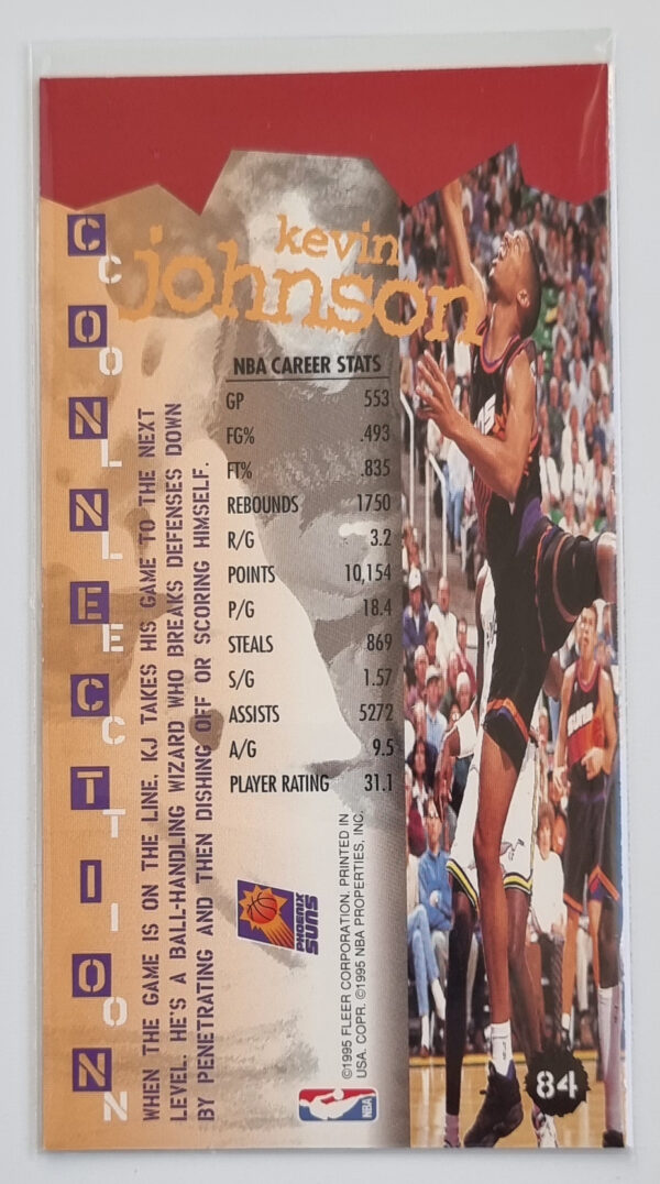 1995-96 Jam Session #84 Kevin Johnson CC – Image 2