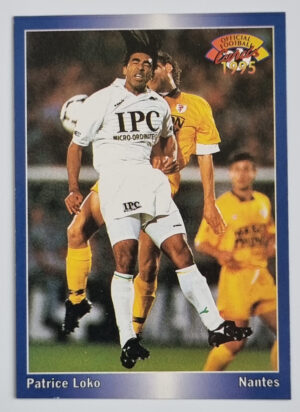 1995 Panini Official Football Cards #147 Patrice Loko