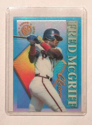1995 Stadium Club Clear Cut #CC5 Fred McGriff