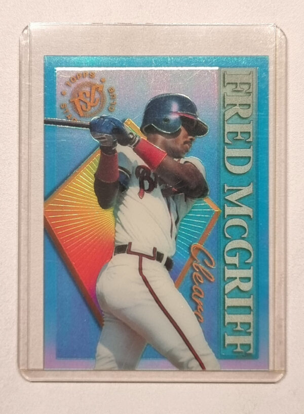 1995 Stadium Club Clear Cut #CC5 Fred McGriff