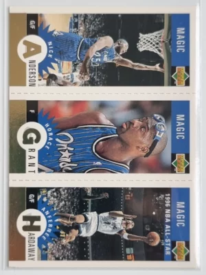 1996-97 Collector's Choice Orlando Magic Team Set #O1 Nick Anderson/Horace Grant/Anfernee Hardaway