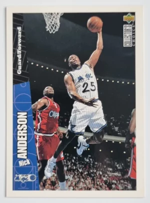 1996-97 Collector's Choice Orlando Magic Team Set #OR1 Nick Anderson