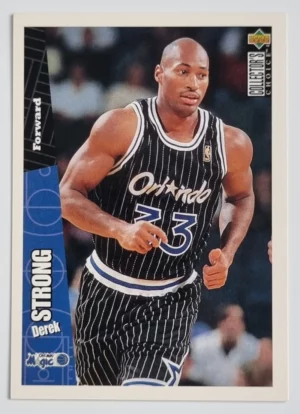 1996-97 Collector's Choice Orlando Magic Team Set #OR5 Derek Strong