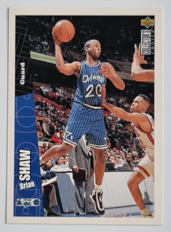 1996-97 Collector's Choice Orlando Magic Team Set #OR8 Brian Shaw
