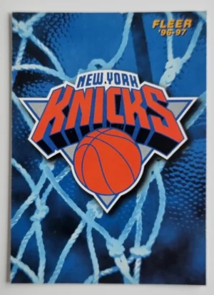 1996-97 Fleer European #168 New York Knicks