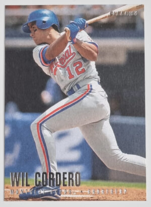 1996 Fleer #454 Wil Cordero