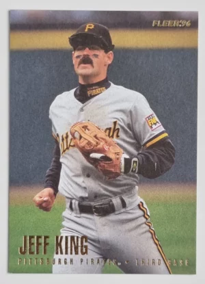 1996 Fleer #523 Jeff King