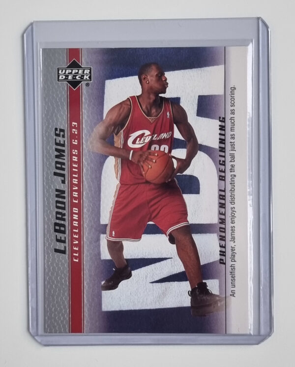 2003-04 Upper Deck Phenomenal Beginning LeBron James #15 LeBron James/An unselfish player