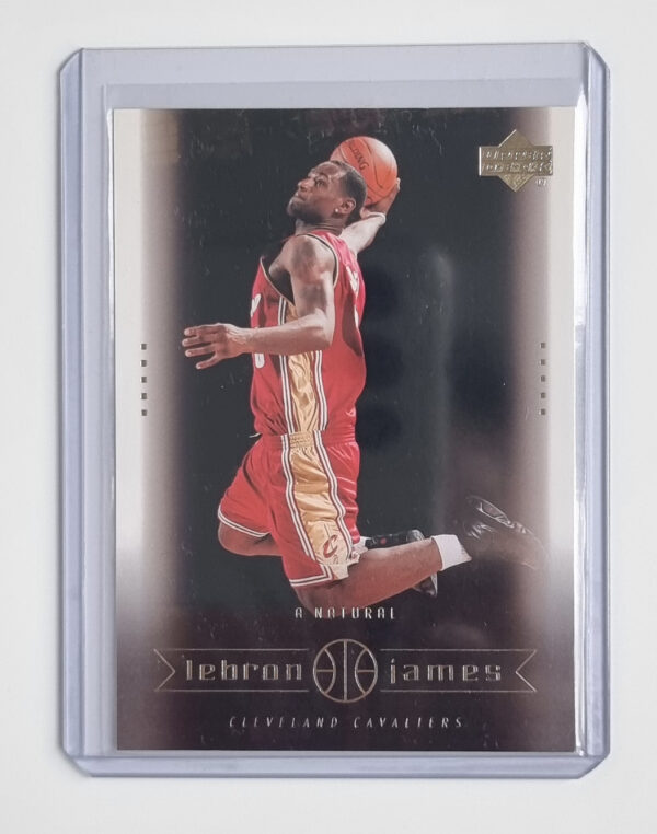 2003 Upper Deck LeBron James Box Set #18 LeBron James/A Natural