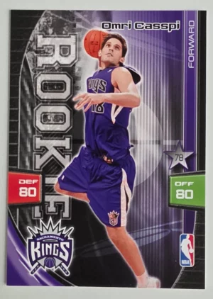 2009-10 Adrenalyn XL #59 Omri Casspi RC