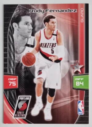 2009-10 Adrenalyn XL #92 Rudy Fernandez