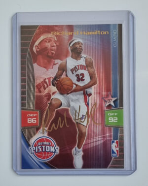 2009-10 Adrenalyn XL Extra Signature #10 Richard Hamilton