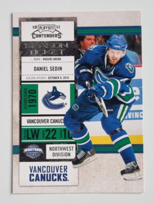 2010-11 Playoff Contenders #99 Daniel Sedin