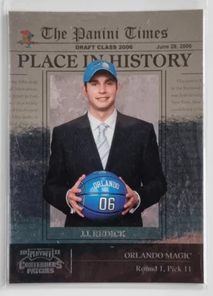 2010-11 Playoff Contenders Patches Place in History #4 J.J. Redick