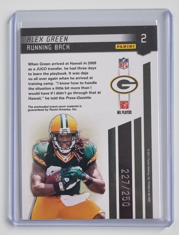 2011 Certified Certified Potential Materials #2 Alex Green – Image 2