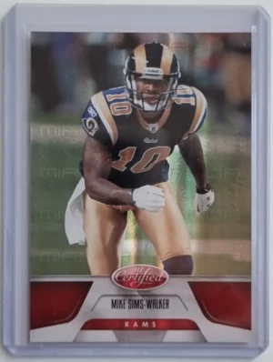 2011 Certified Mirror Red #71 Mike Sims-Walker
