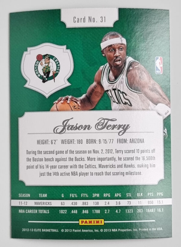 2012-13 Elite #31 Jason Terry – Image 2