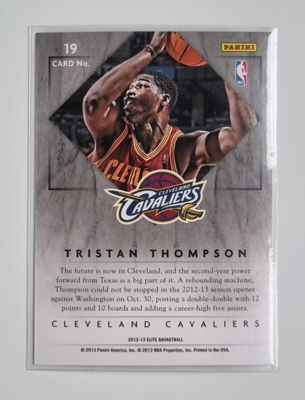 2012-13 Elite Rookie Elite Series #19 Tristan Thompson – Image 2