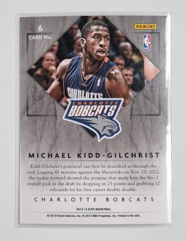 2012-13 Elite Rookie Elite Series #6 Michael Kidd-Gilchrist – Image 2