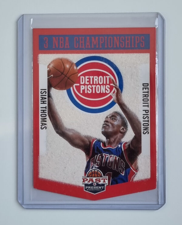 2012-13 Panini Past and Present Championship Banners #6 Isiah Thomas