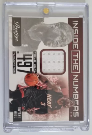 2012-13 Prestige Inside the Numbers Materials #22 Dwyane Wade