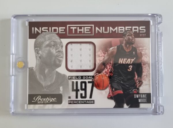 2012-13 Prestige Inside the Numbers Materials #22 Dwyane Wade