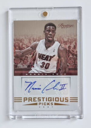 2012-13 Prestige Prestigious Picks Signatures #25 Norris Cole