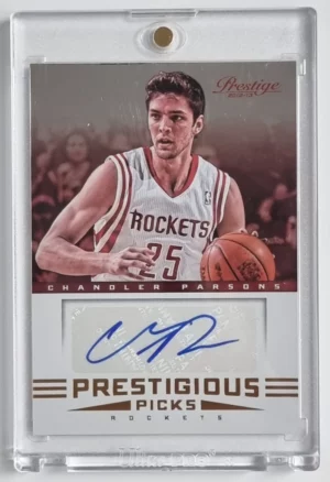 2012-13 Prestige Prestigious Picks Signatures #32 Chandler Parsons