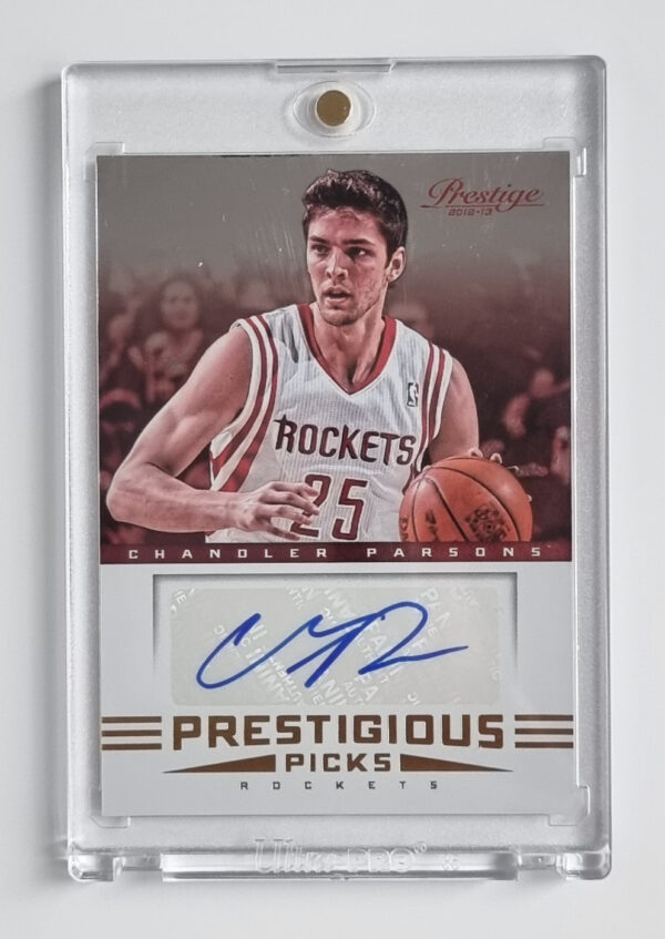 2012-13 Prestige Prestigious Picks Signatures #32 Chandler Parsons