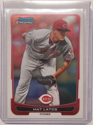 2012 Bowman Chrome #7 Mat Latos