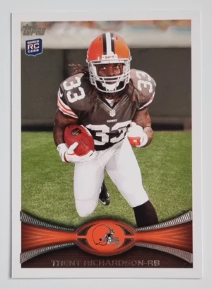 2012 Topps #380C Trent Richardson FS/(running forward, factory set insert)