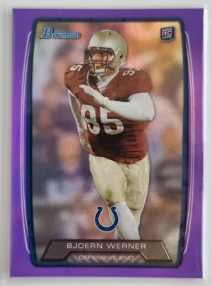 2013 Bowman Rainbow Purple #190 Bjoern Werner